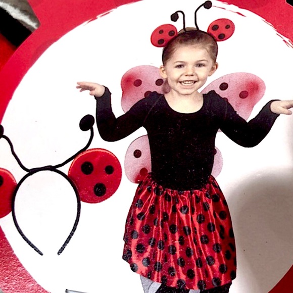 LADYBUG COSTUME 4pc NWT - Picture 10 of 15